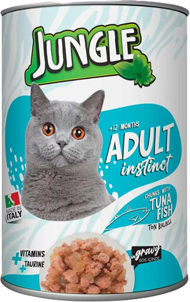 JUNGLE KEDİ KONSERVESİ TON BALIK 415GR
