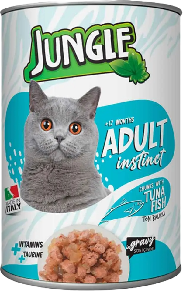 JUNGLE KEDİ KONSERVESİ TON BALIK 415GR