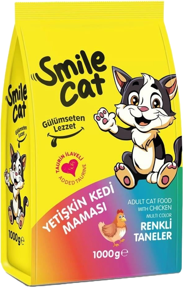 SMİLE YETİŞKİN KEDİ MAMASI MİX 1KG