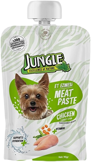 JUNGLE KÖPEK ET EZMESİ TAVUK&HAVUÇ 90GR