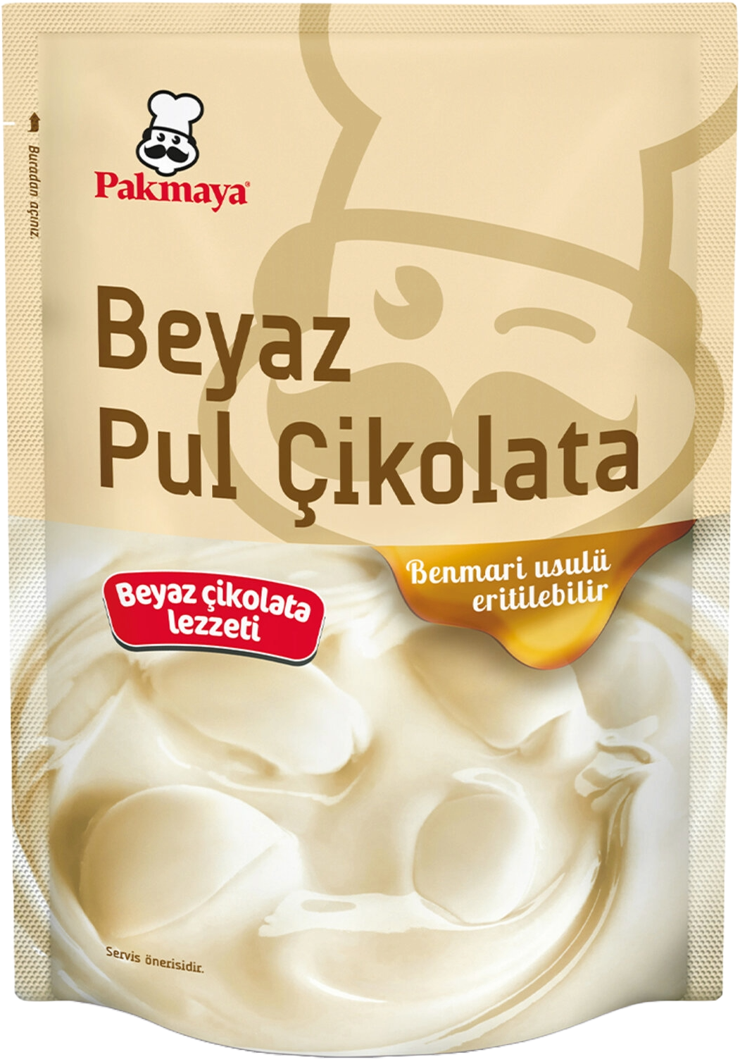 PAKMAYA BEYAZ PUL ÇİKOLATA 100 GR
