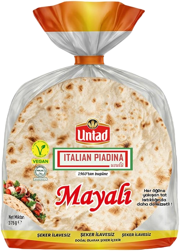 Untad İtalyan Sade Mayalı Ekmek 375 Gr
