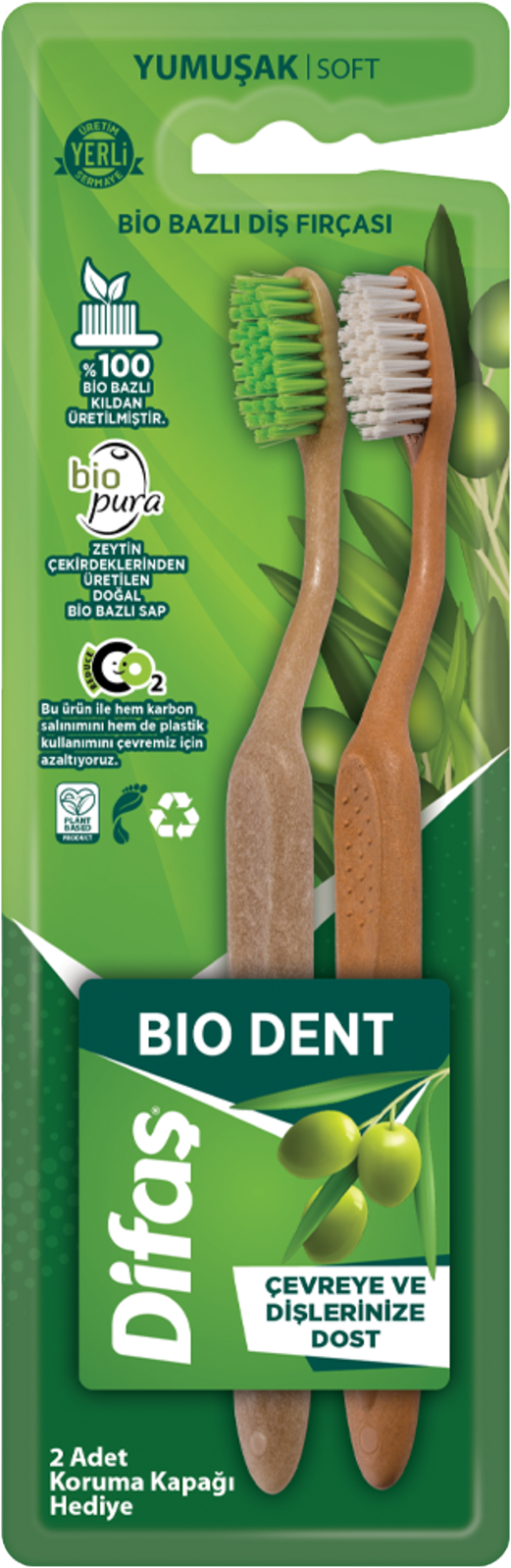 Difaş Bio-Dent Diş Fırçası 1+1