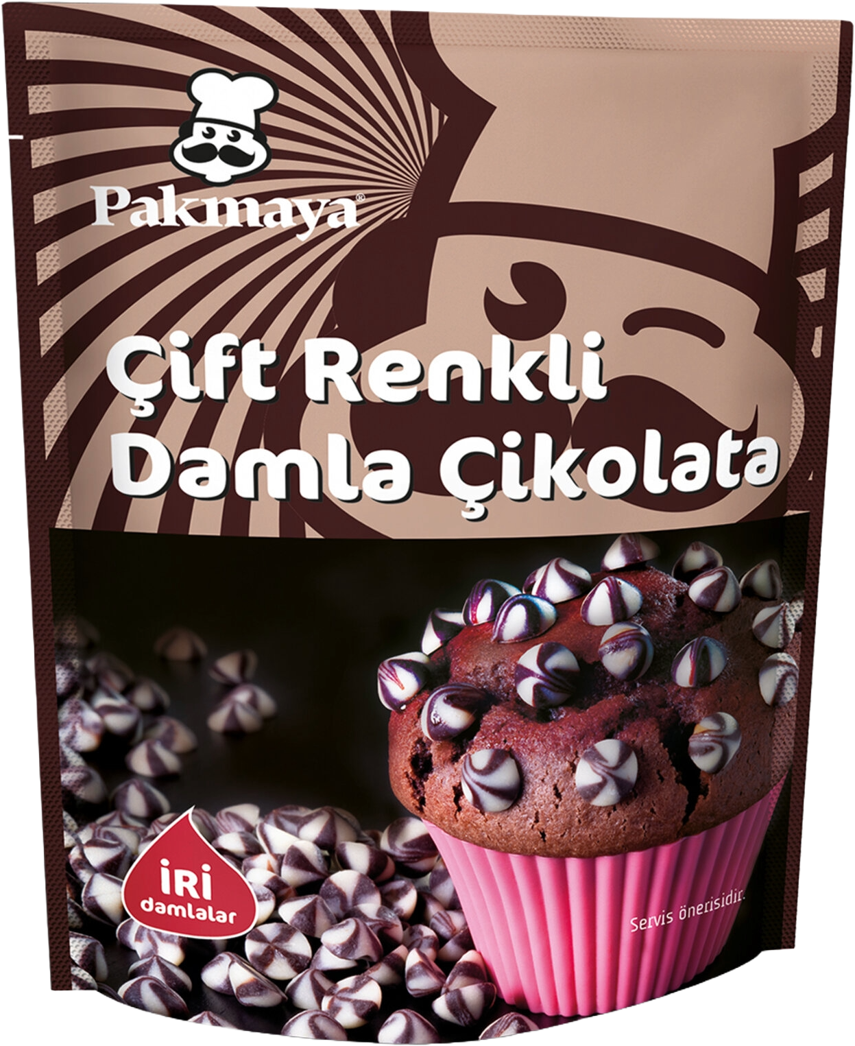 PAKMAYA DAMLA ÇİKOLATA ÇİFT RENKLİ 70 GR