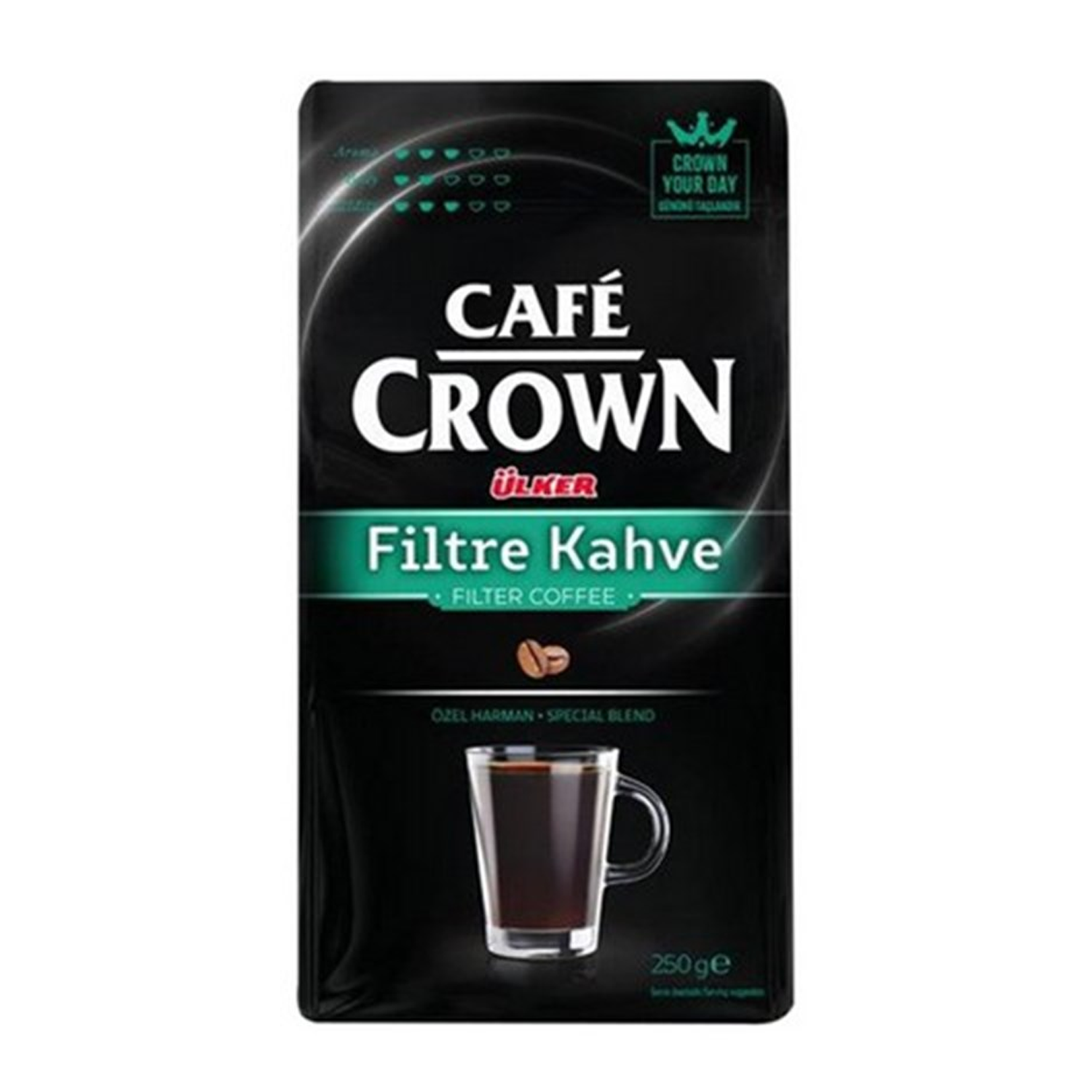 Ülker Cafe Crown Fitre Kahve 250 GR