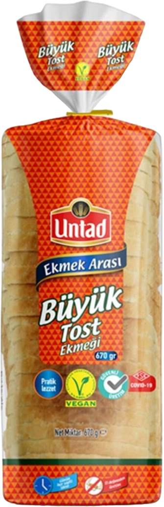 Untad Premıum Büyük Tost Ekmeği 670 Gr