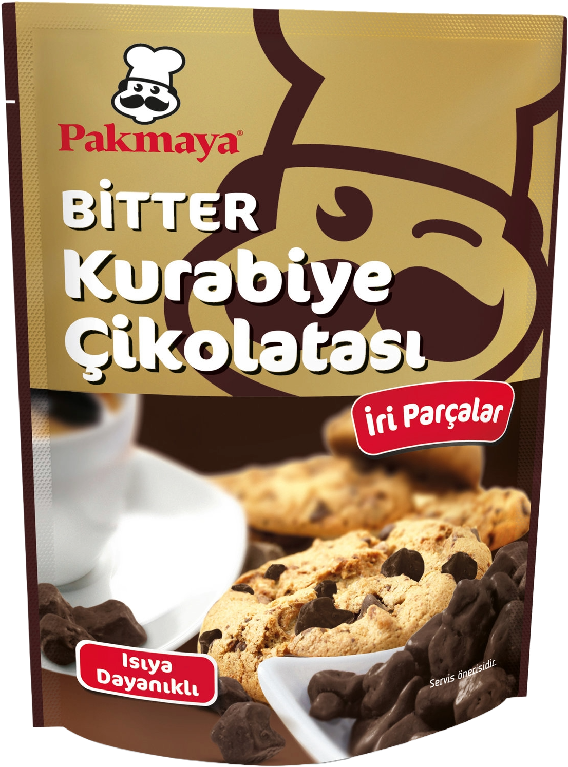 PAKMAYA BİTTER KURABİYE ÇİKOLATA 7-9 mm 90 GR