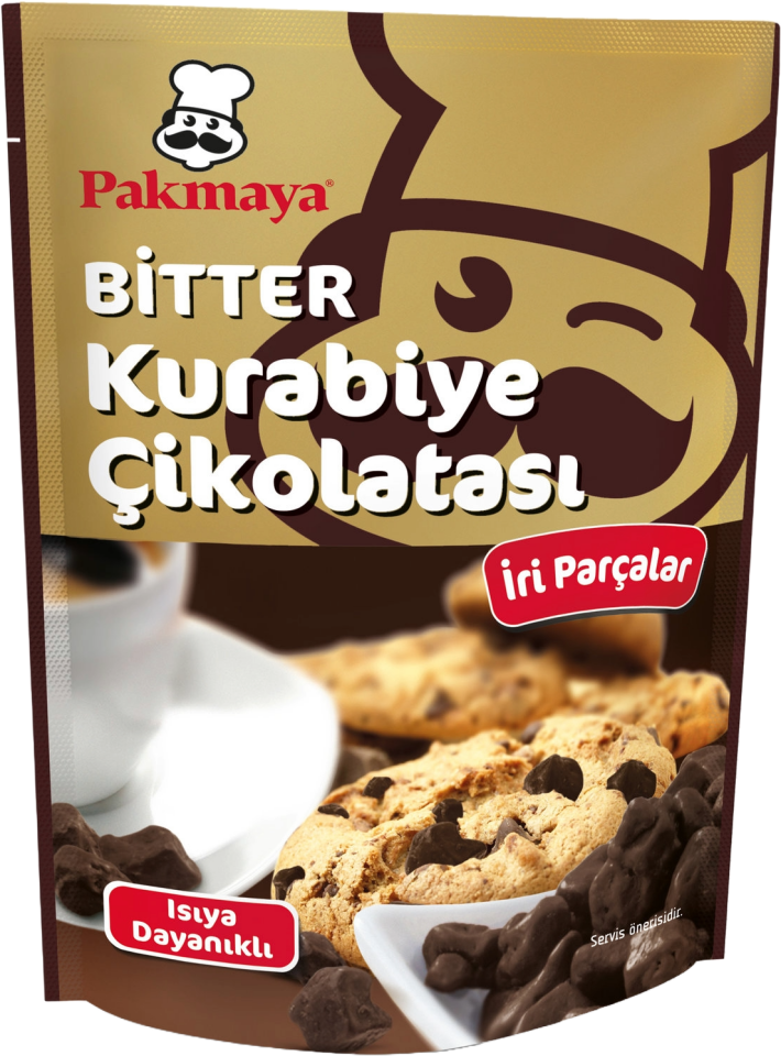 PAKMAYA BİTTER KURABİYE ÇİKOLATA 7-9 mm 90 GR