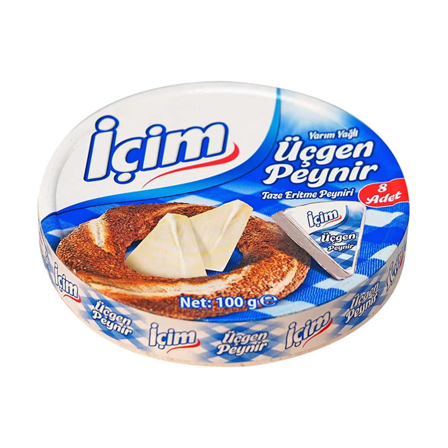 İçim Üçgen Peynir Y.Yağlı 100 GR