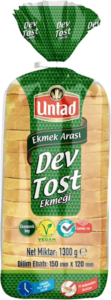 Untad Premıum Dev Tost Ekmeği 1300 Gr